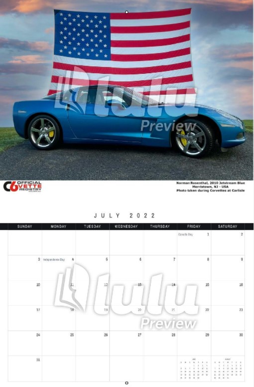 Member Calendar Entry Form - Official C6 Vette Registry - C6 Corvette ...